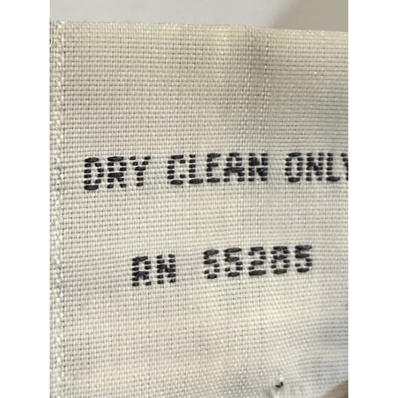 Vtg 90s Express Button Front Dress 13 14 XL Prairie Dark Floral Romantic Sheer - Picture 10 of 10